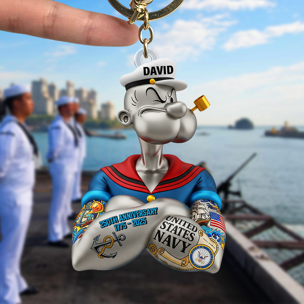 Anniversary Keychain - Personalized Gifts For Soldier 02natn040725 NV