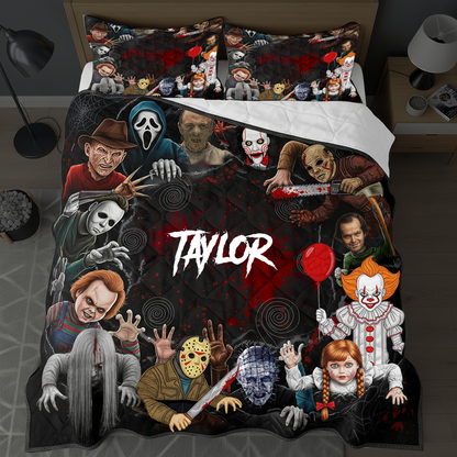 The Dead Rising Quilt Bed Set - Personalized Gifts For Horror Fans 02QHLU110825