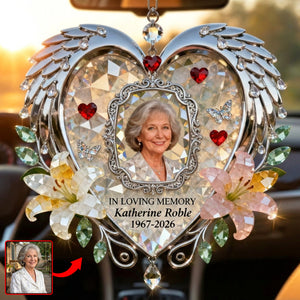 Miss The Angel In Heaven Car Hanging Ornament, Personalized Keepsake To Remember Loved One 04qhqn120126