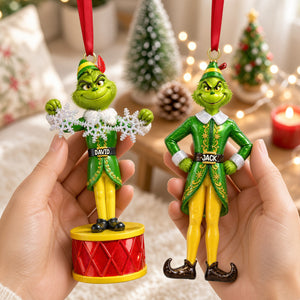 Mischievous Christmas Character Ornament - Personalized Gifts 04HUTN131026
