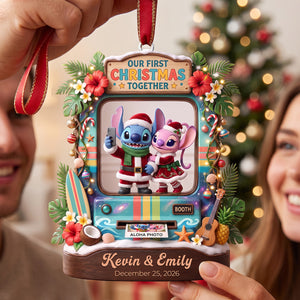 Our First Christmas Together Ornament - Personalized Gifts For Couple 05tota010826