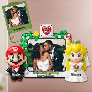 Couple Custom Photo Acrylic Fridge Magnet - Personalized Gifts For Couple 04tomg241125