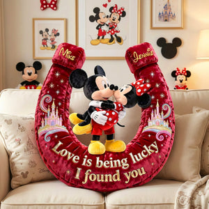 Romantic Kissing Couple Pillow - Personalized Gifts For Couples 04OHMG121225