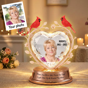Custom Photo Memorial Acrylic Light Box 01namg271125 - Personalized Memorial Gifts