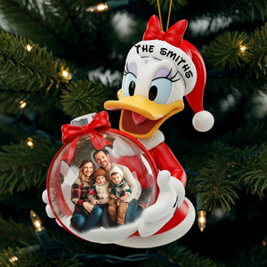 Joyful Christmas Family Ornament - Personalized Custom Photo Gift For Family 05PGLU051125