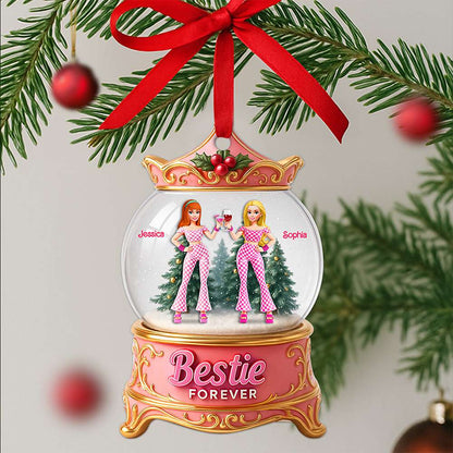 Girly Bestie Forever Ornament - Personalized Christmas Gifts For Besties 03OHLU140825