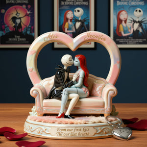 Spooky Couple Acrylic Plaque - Personalized Gifts For Couple 06tgqn271225