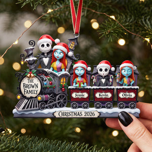 Spooky Family Acrylic Ornament - Personalized Christmas Gifts For Family 03tyta280826