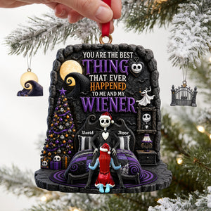 Perfectly Naughty Together Christmas Ornament - Personalized Gifts For Couple 07OHLU060826
