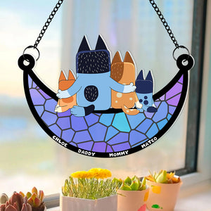 Personalized Gifts For Family Suncatcher Ornament 03nadt250424-Homacus