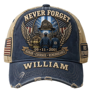 9/11 Memorial Personalized Classic Cap – Honor The Fallen, Never Forget 04tyqn310726