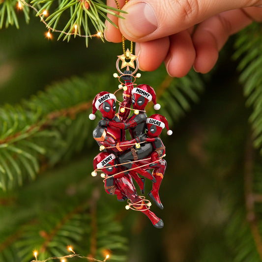 Playful Family Tree Ornament, Personalized Gifts For Family Ornament 03qhtn230925-Homacus
