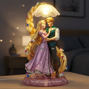 Fairy Tale Acrylic Light Box - Personalized Gifts For Couples 02natn271125