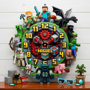 Adventure Wall Clock Personalized Unique Gifts 02NATN140326-Homacus