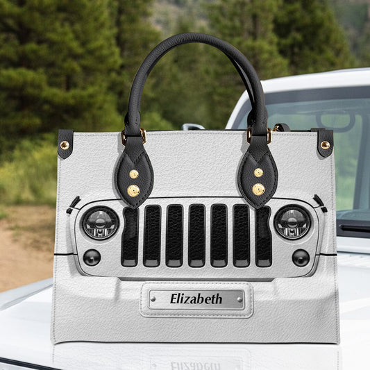 Holiday Offroad Spirit Leather Bag – Personalized Christmas Gift For Trail Lovers 02OHDT240625