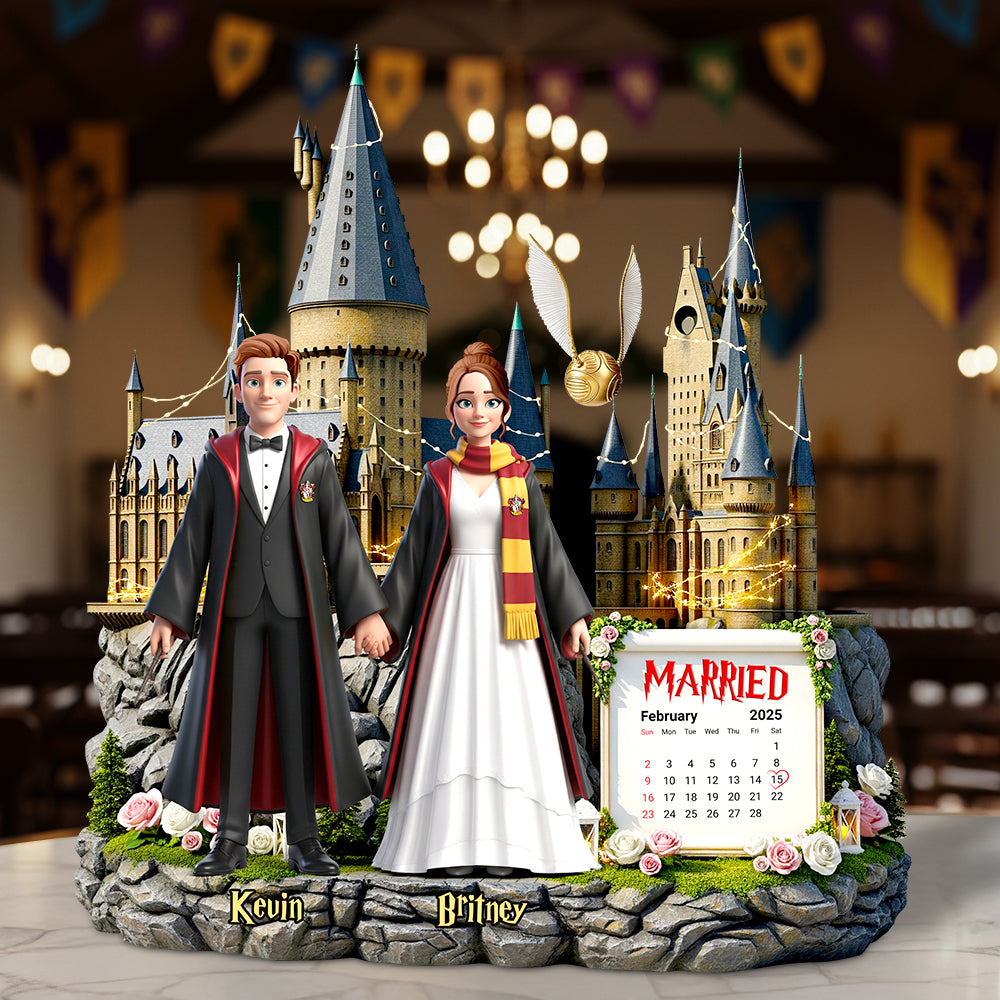 Magic Wedding Acrylic Plaque - Personalized Gifts For Couple 04NADT250625