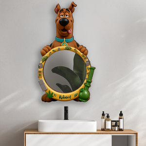 Chill-Time Buddy Personalized Wall Hanging Mirror Gifts For Stoner Fans 04TOLU220725
