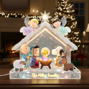 Cute Native Acrylic Light Box Personalized Gifts For Family 01patn131125