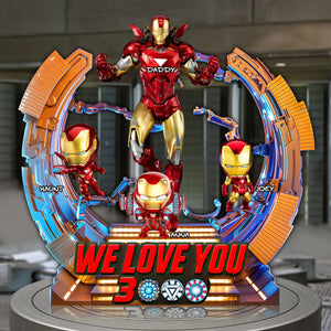 Iron Dad Plaque - Personalized Gifts For Dad 03hulu160525 - Shaped Plaques - GoDuckee