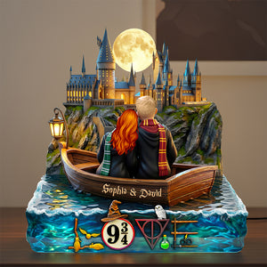 Romantic Couple Acrylic Light Box - Personalized Gifts For Couples 01hudt111225