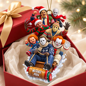 Villain Christmas Squad Ornament - Personalized Gifts For Christmas Ornament 06QHDT290826