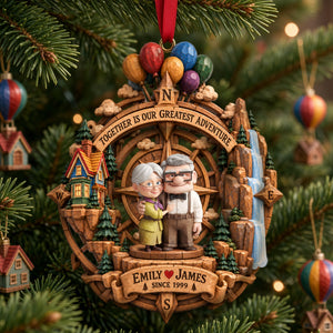 Forever Love Acrylic Ornament - Personalized Christmas Gifts For Couples 02halu180926
