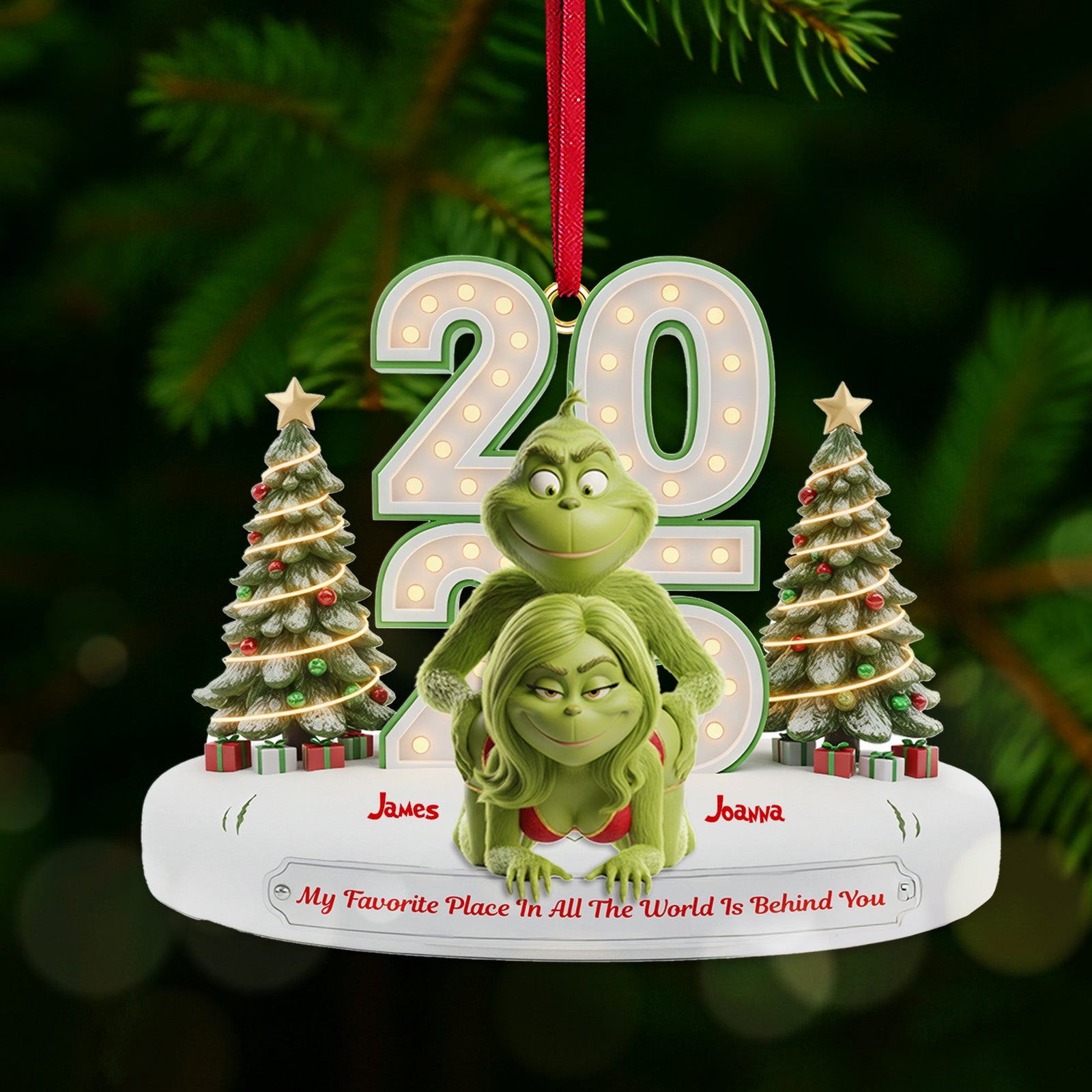 Personalized Gifts For Couple Christmas Ornament 01ohmg181025