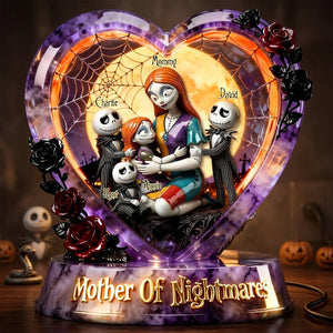 Spooky Mom And Kids Light Box - Personalized Gifts For Mother's Day Acrylic Light Box 02OHLU070426