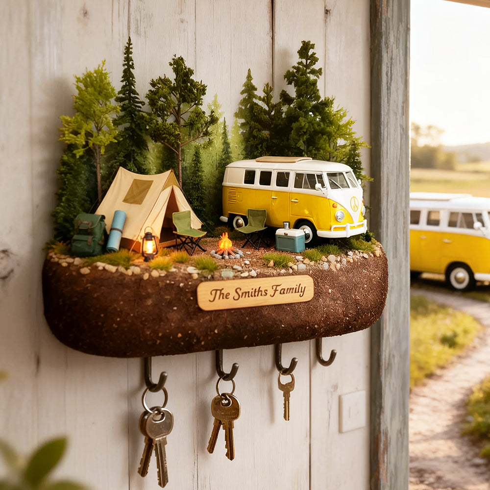 Camping Acrylic Key Hanger - Personalized Gifts For Camping Lovers 02kita181225