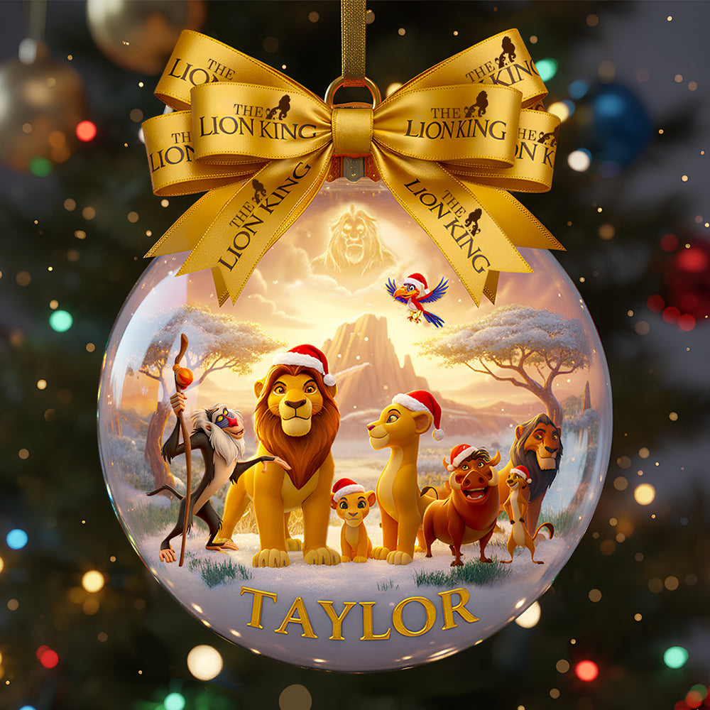 Christmas At Savanna Ornament, Personalized Gifts For Movie Fans 02qhdt151025