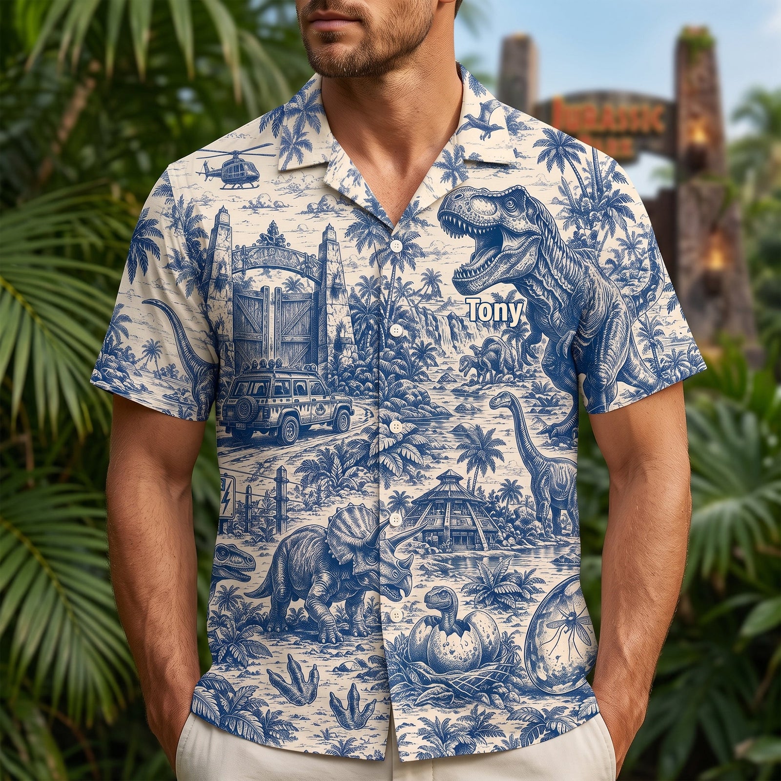 Prehistoric World Hawaiian Shirt - Personalized Gifts 02nalu300626
