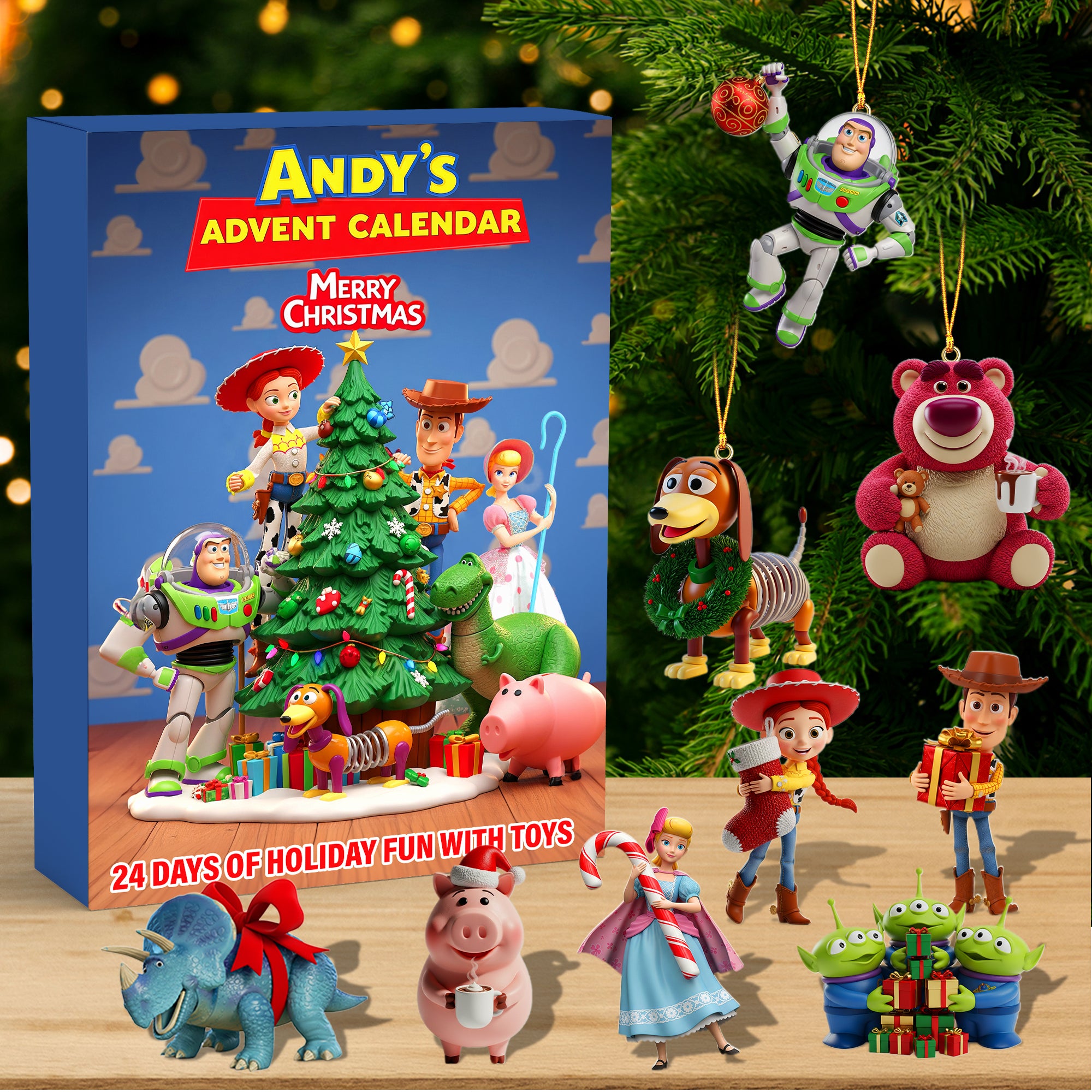 Funny Characters Advent Calendar Blind Box – Personalized Christmas Gift 03PGTN101125