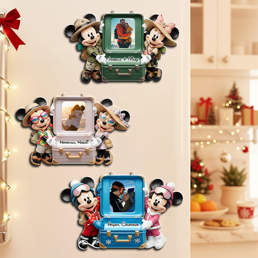 Memorable Journey Fridge Magnet Custom Photo Gifts For Couple 06PGDT181125