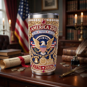 Patriotic 250 USA Tumbler - Personalized Anniversary Gifts 01TYLU110526