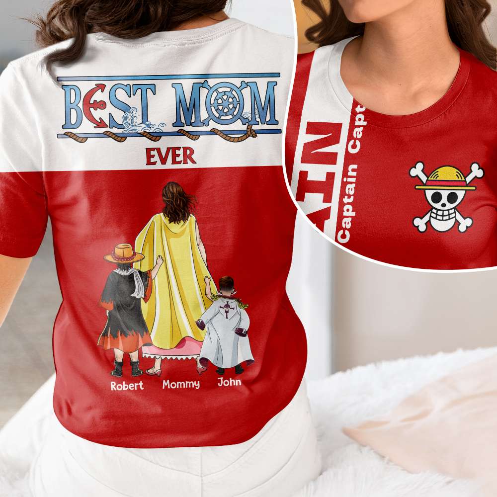 Personalized Gifts For Pirate Mom Shirt Best Mom Ever-Homacus