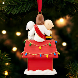 In Jesus Christ Arms Acrylic Ornament - Personalized Gifts For Christians 04QHLU211025