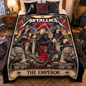 Metallica Rock Emperor Tarot Blanket - Personalized Gifts For Music Lovers 05hutn291026