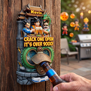 Epic Warrior Wooden Wall Hanging Bottle Opener - Personalized Gifts For Animation Lovers 03tota220726
