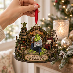 Sweet Swamp Christmas Ornament - Personalized Gifts For Couple 05totn250926