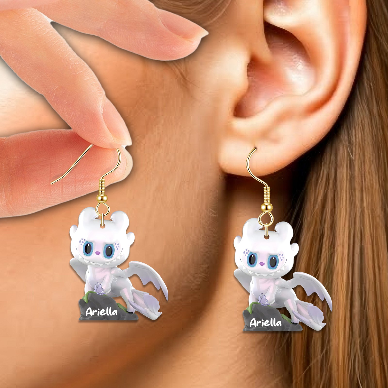 Adorable Earrings Personalized Gifts For Fantasy Lovers 01HUDT200625