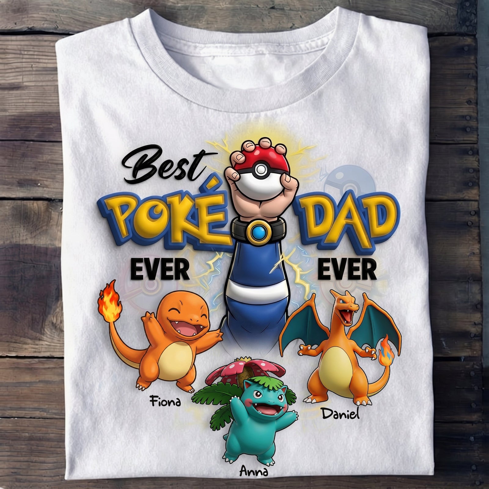 Adventure Game Dad And Kids Shirt - Personalized Gifts For Father's Day Shirt 01OHLU150526