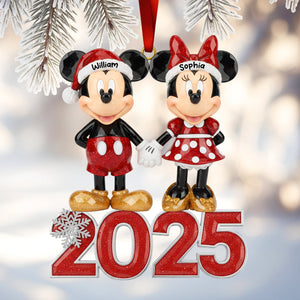 Funny Holiday Acrylic Ornament - Personalized Gifts For Couple 09hyqn201125