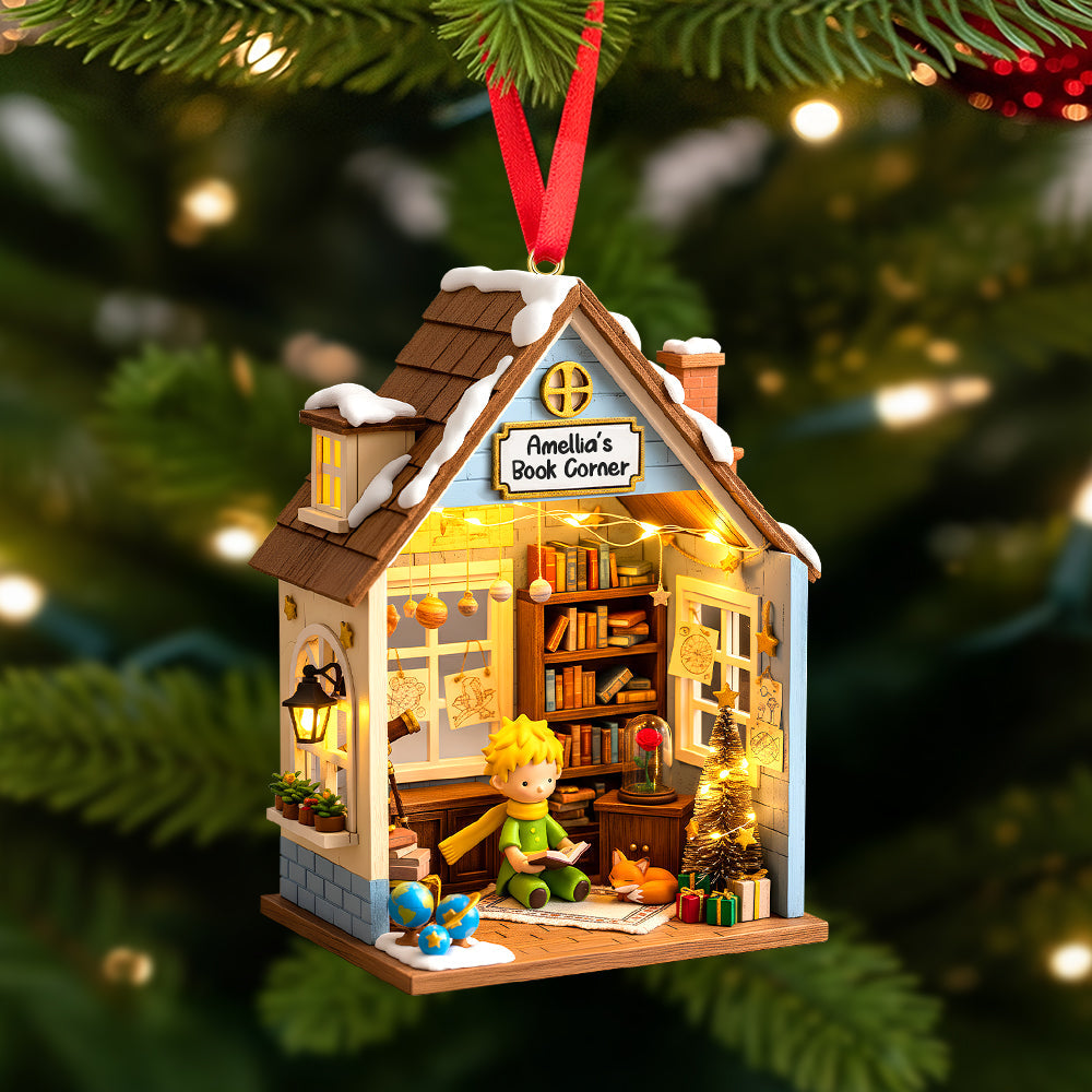 Personalized Gifts For Book Lovers Christmas Ornament 06pgtn031025
