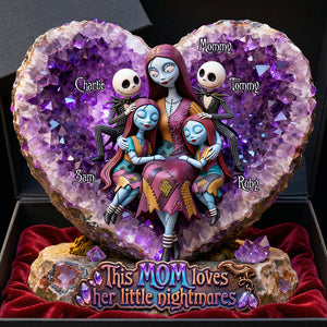 Scary Mom And Kids Acrylic Plaque - Personalized Gifts For Mom 01HUDT020426