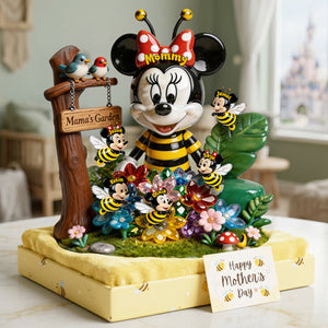 Busy Bee Mama Garden Acrylic Plaque - Personalized Gift For Mom 01TOTA230326