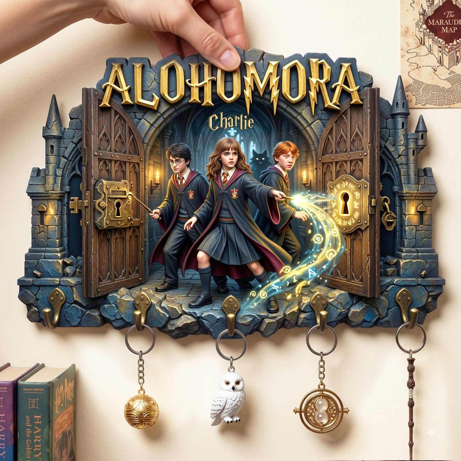 Fantasy Adventure Acrylic Key Hanger - Personalized Gifts For Fantasy Lovers 01TYLU160726