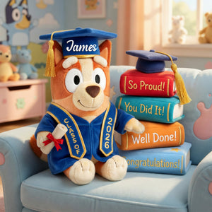 Congrats Graduate Shaped Pillow - Personalized Gift For Graduation 01PALU130526