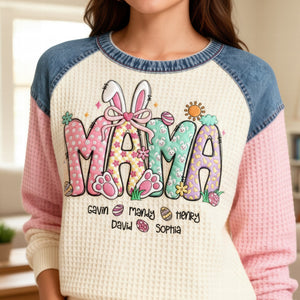 Cute Easter Bunny 3D Sweatshirt - Personalized Gifts For Grandma 01naqn240226