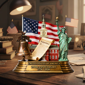 250th America Anniversary Acrylic Plaque - Personalized Gifts For Patriots 01kita040226
