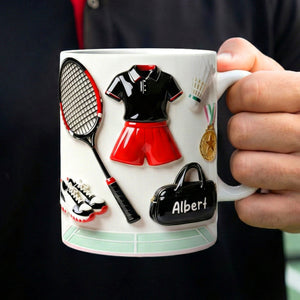 Complete Badminton Outfit Coffee Mug - Personalized Gift For Badminton Lovers 03TOQN110226